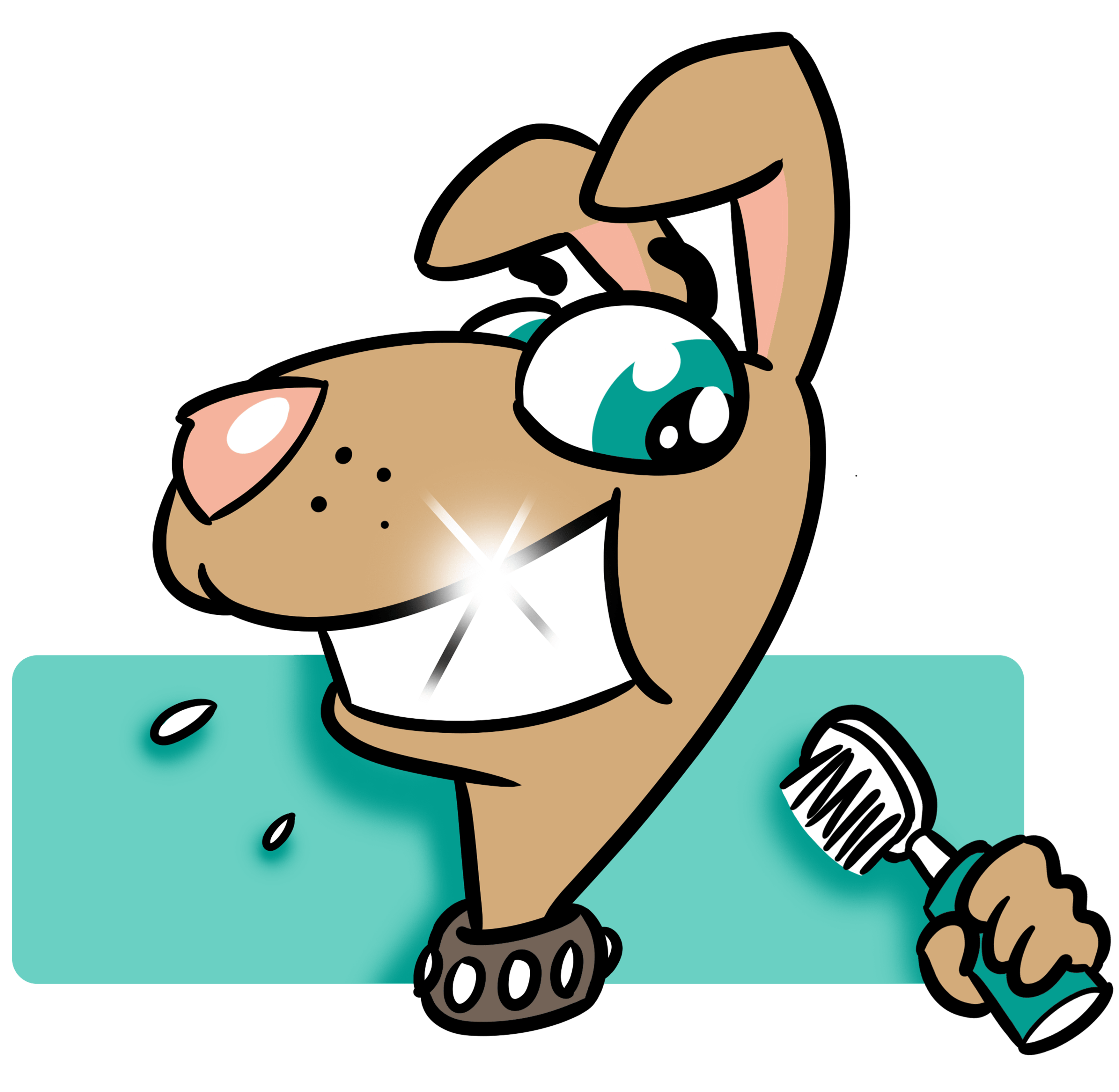 Hunde-Zahnreinigung Logo Footer